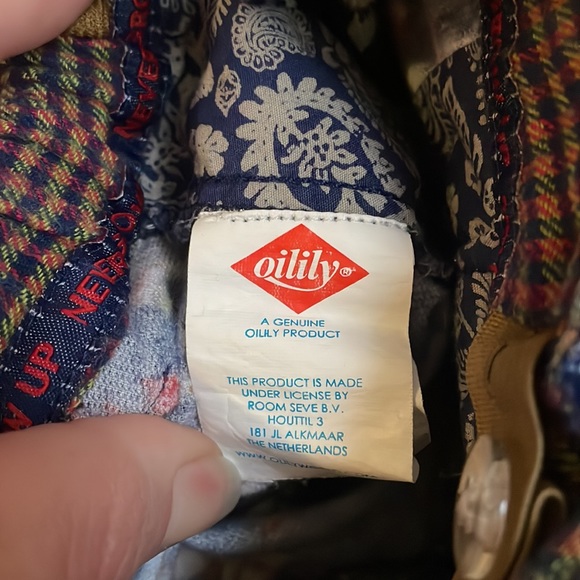 Fantastic dark blue w/floral pattern corduroy pants. No rips/tears/holes/fading. - Picture 5 of 5